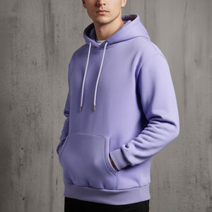 High Quality Winter Casual Cotton Hoodies <b>Men</b> Women Unique Custom Logo Embroidered Breathable Thick Knit Eco-Friendly Oversized - Product Image 1