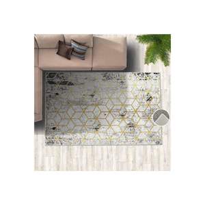 Tapis en polyester imprimé numérique classique en or pour adolescent pour entrée salon chambre avec style oriental - Product Image 3