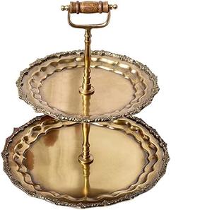 ที่ตั้งโชว์เค้กโลหะ,มาใหม่ด้ามจับทรงกลมที่วางคัพเค้กสำหรับงานเลี้ยงวันเกิดจานของหวานในบ้าน - Product Image 2