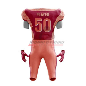 Uniforme de football américain sur mesure, respirant, grande taille, manches courtes, fabriqué au Pakistan, vêtements de sport en vente en ligne - Product Image 2
