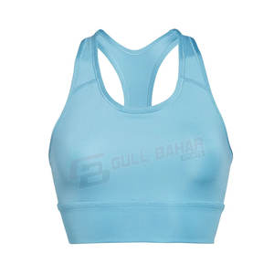 สปอร์ตบราสำหรับเล่นโยคะและฟิตเนสด้วยผ้าสวมใส่สบายดีไซน์ตะเข็บมีสไตล์ - Product Image 1