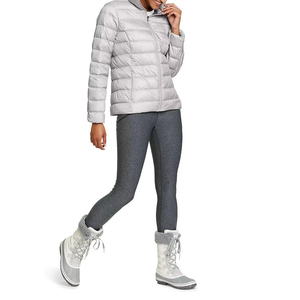 Ropa de invierno para mujer, chaqueta Bomber con logotipo personalizado, abrigo para mujer, chaqueta con cremallera, abrigos acolchados, chaqueta con servicio OEM - Product Image 3