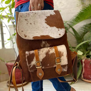 Nouvel arrivage de sacs à dos d'ordinateur en cuir de vachette véritable pleine fleur pour femmes sacs à dos pour ordinateur portable en cuir véritable de vache pour hommes - Product Image 3