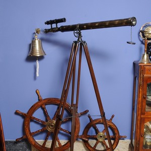 Support de télescope 102 cm, modèle d'exposition 101,6Lx6,6Wx157,5H cm, design côtier, aluminium léger, pour table, artisanat ancien et moderne - Product Image 5