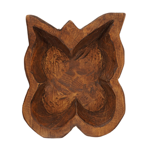 ชามแป้งลายผีเสื้อสำหรับตกแต่งโรงแรมชามใส่เทียนน่ารักทำด้วยมือทำจากไม้อะคาเซียสำหรับตกแต่งวันหยุด - Product Image 1