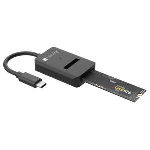 Adaptateur USB-C pour ordinateur IADAP USB32 SATASSD, boîtier pour disque dur noir - Product Image 3