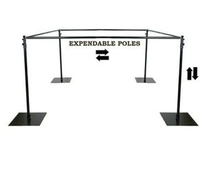 Support de fleurs de mariage en gros, centre de table rond de mariage/événement, décoration de scène, fournitures de gouttes arrière en acier doré - Product Image 1