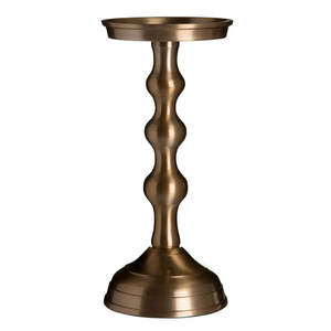 Candelabros Decorativos Navideños Hechos a Mano de Aluminio Plateado Personalizables, Centro de Mesa para Fiestas en Casa - Product Image 1