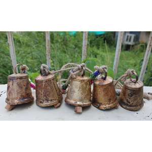 โมบายระฆังโลหะวินเทจทำมือ 5 ชิ้น ขนาด 72 ซม. สำหรับตกแต่งแขวน - Product Image 3