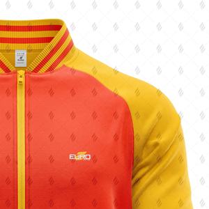 Chaqueta Varsity para Hombre, Ropa de Invierno Informal, Tela de Forro Polar de Primera Calidad, Cuello Alto, Cierre de Cremallera, Fabricante Mayorista - Product Image 2