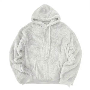 Pull unisexe personnalisé 100% coton surdimensionné couleur unie service numérique OEM/ODM d'hiver en coton pour hommes de grande taille - Product Image 2