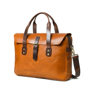 Sac à bandoulière en cuir véritable pour femmes à forte demande excellente finition bretelles réglables fabriquées à la main bouton de fermeture éclair boucle Vintage - Product Image 3