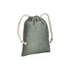 Sacchetti Sportivi Ecologici in Cotone Riciclato con Coulisse, Borsa Promozionale Sostenibile per Gadget - Product Image 4