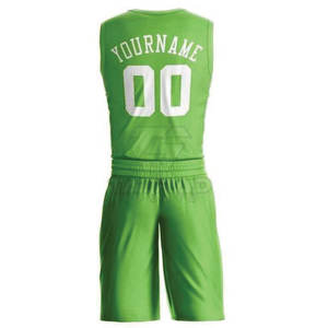 Dernier design d'uniforme de basket-ball respirant imprimé avec logo personnalisé et couleur unie pour les vêtements de sport pour hommes adultes - Product Image 3