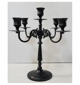Candelabro Alto de Metal Antiguo de Cobre con 3 Brazos para Decoración del Hogar, Centro de Mesa Decorativo para Bodas, Eventos Formales - Product Image 2