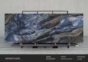 Elegancia Arquitectónica Moderna Lograda con Superficies de Losa de Porcelana Gris de Alto Brillo de 1200x2800 mm - Product Image 2