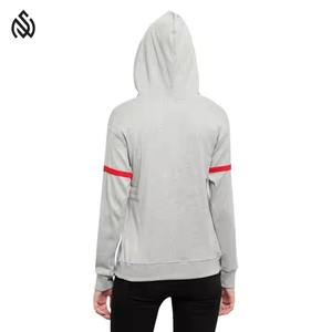Sweat à capuche pour femme avec manches complètes légères Poches avant Logo personnalisable Design Long manteau d'hiver pour la vente en gros - Product Image 2
