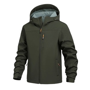 Hommes Hiver Softshell Imperméable Cargo Vestes Homme À Capuche Manteau Pêche Randonnée Camping Escalade Ski Chasse En Plein Air - Product Image 6