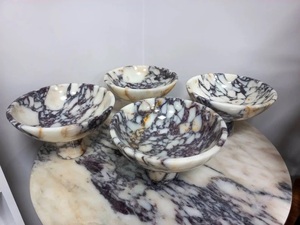 Bol de service en résine jetable fait à la main pour le service de nourriture de fête - Product Image 5