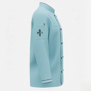 Uniforme d'hôtel pour hommes de qualité supérieure 2026, couleur unie, impression numérique, coupe régulière, manches longues, polyester/coton, par RIVIAN ATLANTIC - Product Image 2