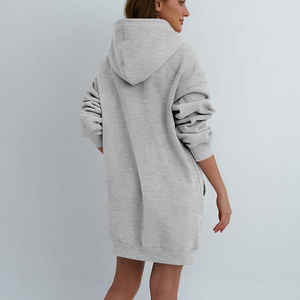 Sudaderas con capucha de gran tamaño para mujer, 100% de algodón de manga larga con estampado de letras, sudaderas con capucha para mujer - Product Image 2