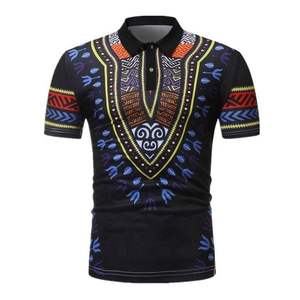 เสื้อโปโลแขนสั้นลายทางแขนสั้นเสื้อโปโลอเนกประสงค์สำหรับธุรกิจสวมใส่ทุกวันสไตล์ใหม่ฤดูร้อน - Product Image 1