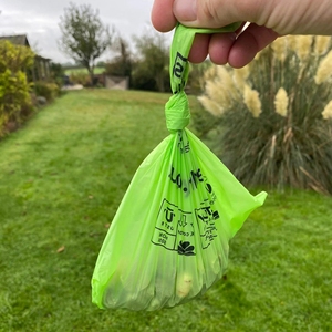 Bolsas Biodegradables para Excremento de Perro Proline, de Almidón de Maíz PLA PBAT, 60 Bolsas por Rollo, para la Eliminación de Desechos de Mascotas - Product Image 6