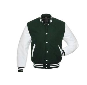 Veste universitaire 100% laine Varsity baseball Grande taille Veste bomber brodée pour étudiants - Product Image 1