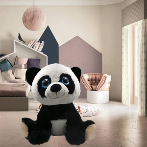 Grande peluche Panda da 60cm con gli occhi azzurri peluche peluche peluche regalo perfetto per i bambini per le coccole - Product Image 3