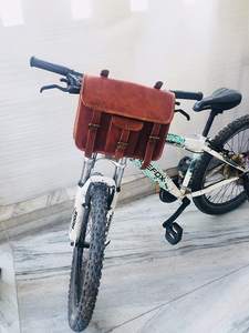 Sacoche Sacoche Sacoche en Cuir Véritable pour Moto, Sacoche en Cuir Marron, Guidon, Sissy bar, Voyage, 2X - Product Image 2