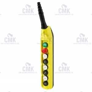 Station de pendentif à bouton-poussoir industriel CMK pour EOT Crane IP65 Rated CMK Brand Plastic Body Mechanical Interlock Heavy Duty Use - Product Image 1