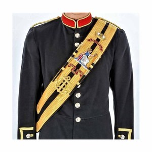 Collar de Tela de Alta Calidad para Logia Azul, Gran Maestro Masón, Regalia, Precio Económico, Decoración con Logotipo Personalizado - Product Image 2