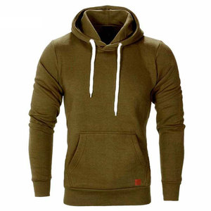 Sudaderas con capucha sólidas para hombre de alta calidad hechas en Pakistán, cómodas bases mezcladas de algodón, top de invierno teñido liso, gran oferta - Product Image 3
