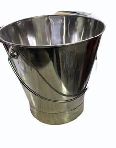 Cubo de Almacenamiento de Diseño Clásico en Latón con Asa de Metal para Uso en Hogar, Hotel, Restaurante y Fiestas - Product Image 3