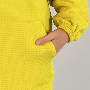 Streetwear grande taille pull lourd long sweat à capuche islamique sweats pour dames à la mode Oem musulman femmes sweats à capuche pour filles - Product Image 5