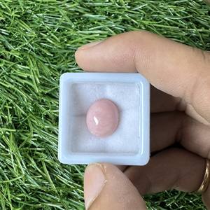 Opale rose naturelle ovale 11*13mm Cabochon d'opale rose en vrac pour la fabrication de bijoux - Product Image 4