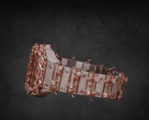 Elegante Reloj de Cuarzo de Moda para Mujer con Diamantes de Imitación y Correa de Malla - Product Image 3