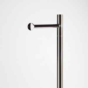 Portarrollos de Papel Higiénico y Soporte para Escobilla con Base de Media Luna Cromada, Accesorios para Baño - Product Image 3