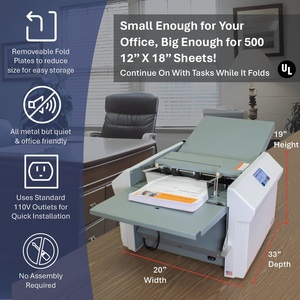 ¡COMPRA AHORA! Equipo de Taller para Máquinas Plegadoras de Papel Automáticas FD386 con Control Digital - EXPORTACIÓN MUNDIAL - Product Image 3