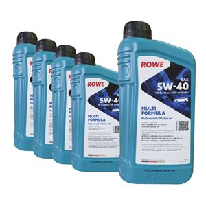 ROWE 5W40 <b>synthetic</b> <b>oil</b> for European and Asian vehicles with thermal stability and cold start lubrication - Product Image 4