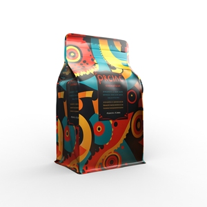 <span class=keywords><strong>Bolsa</strong></span> de Café Compuesta con Fondo Cuadrado de 100g 250g 500g 340g 1kg con Cierre en Forma de T y Válvula, <span class=keywords><strong>Bolsa</strong></span> de Papel de Aluminio - Product Image 2