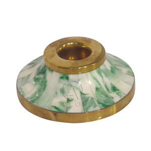 Bougeoir photophore en laiton résine élégant Bougeoir en bois et lanterne pour la maison Restaurant Noël et Pâques Décor - Product Image 3