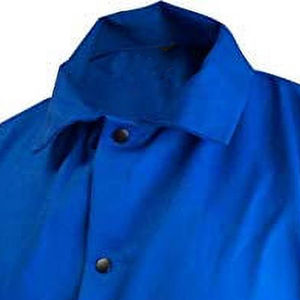 Chaqueta de soldadura Premium, traje resistente al calor, ropa de cuero para soldadores, chaqueta de ropa de soldadura de cuero Industrial antichispas - Product Image 5