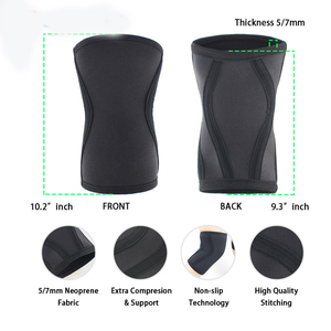 OEM Custom Logo Neoprene <b>Knee</b> and Elbow <b>Pads</b> Shock Proof Non-Slip Compression Sleeve Support Elbow and <b>Knee</b> Protection - Product Image 3