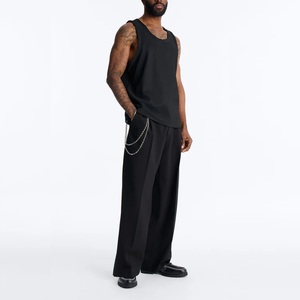 Wholesale High Quality Men Fitness Vest Ribbed <b>Singlet</b> Gym Outdoor <b>Running</b> Sports Plain Training Breathable Men's Tank Tops - Product Image 6
