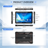 Tablette industrielle robuste Android CENAVA 10 pouces IP68 4G LTE Android 16 8 Go de RAM + 128 Go de ROM NFC intégré UHF personnalisé