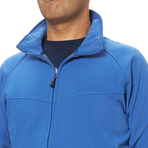 Vestes softshell pour hommes de couleur bleu clair, nouveau design, grossiste, veste softshell chaude pour hommes, imperméable pour la montagne - Product Image 5