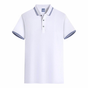 Diseñadores Polos 100% Algodón Polos de alta calidad para hombres Elegantes bordados personalizados - Product Image 5