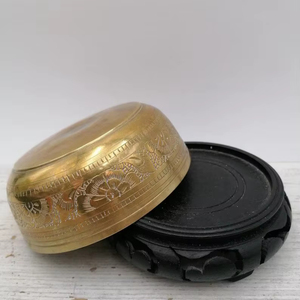 ชามเสิร์ฟไอศกรีมทองเหลืองชุบทองสำหรับปาร์ตี้ส่งตรงจากอินเดีย - Product Image 1