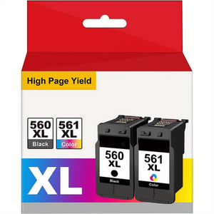 Cartuchos Multipack para Impresora Canon Pixma TS5350, 560XL 561XL PG-560XL CL-561XL, Tintas Negra y Blanca para Cartuchos XL - Product Image 3